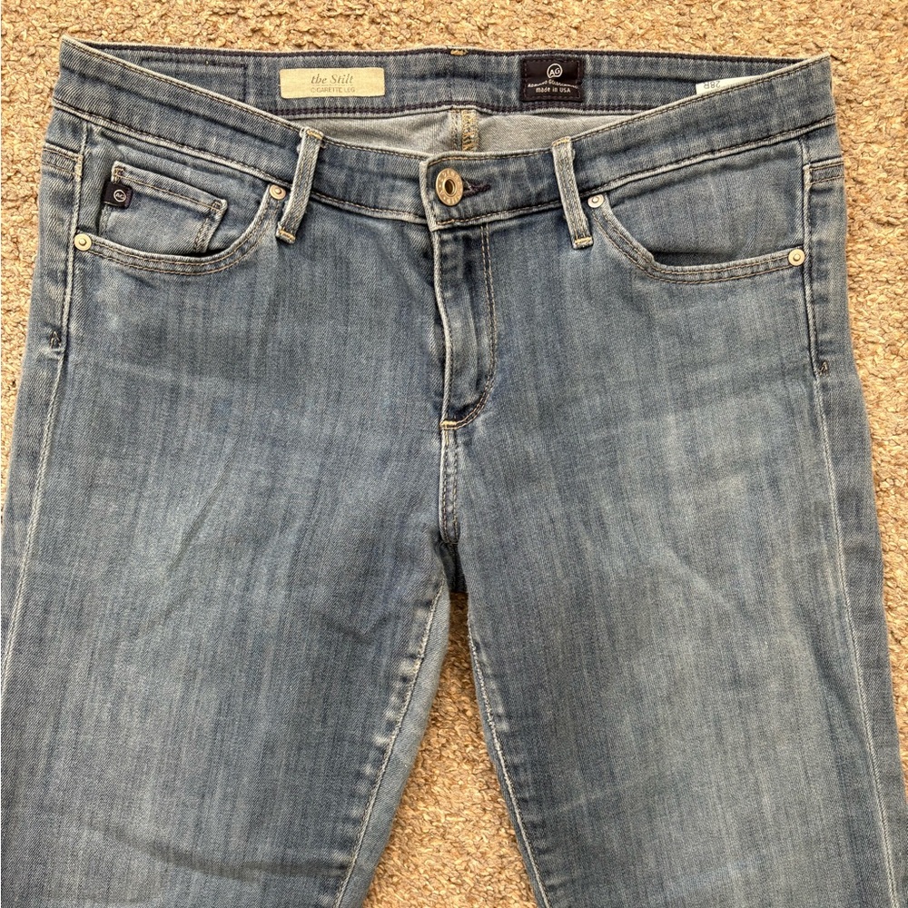 AG Adriano Goldschmied The Stilt Cigarette Leg Skinny Jeans Size 28 - Picture 4 of 11